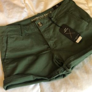 AEO Twill Midi Shorts